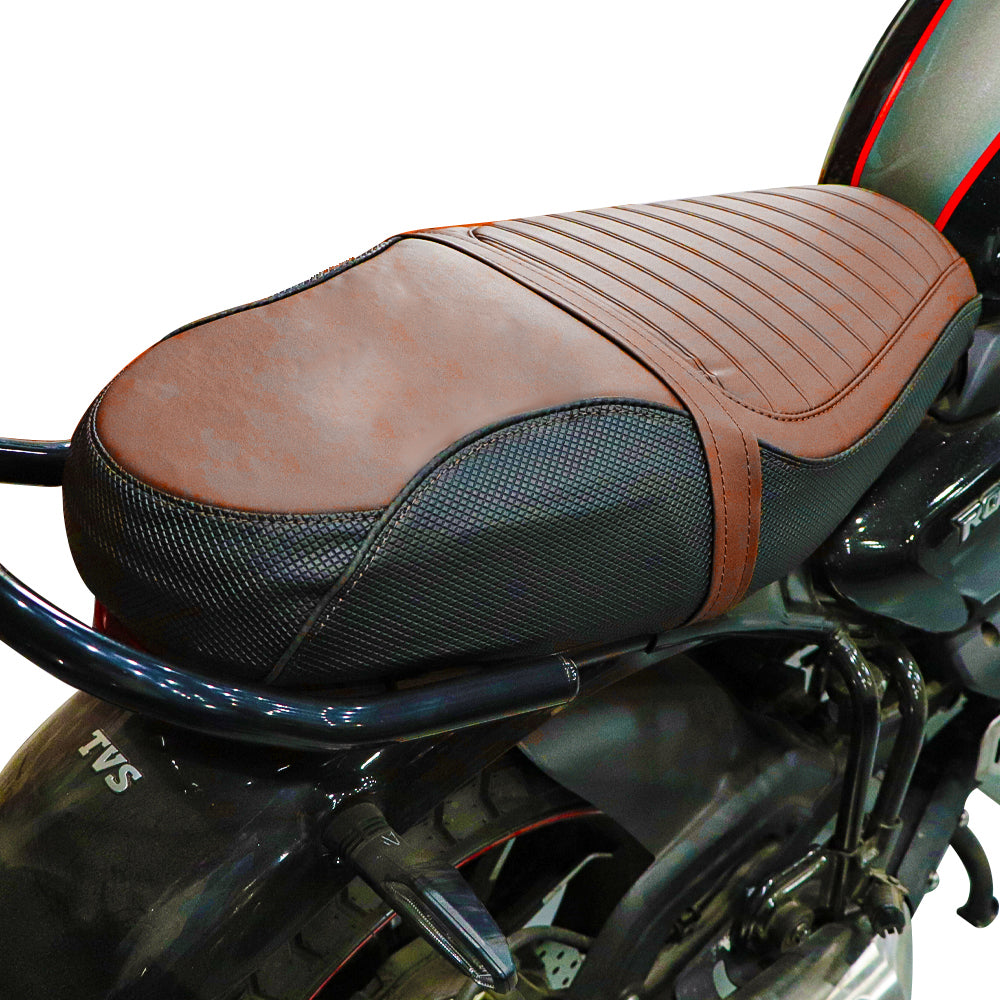 TVS Ronin Brown Seat Cover (2024 or before Edition)